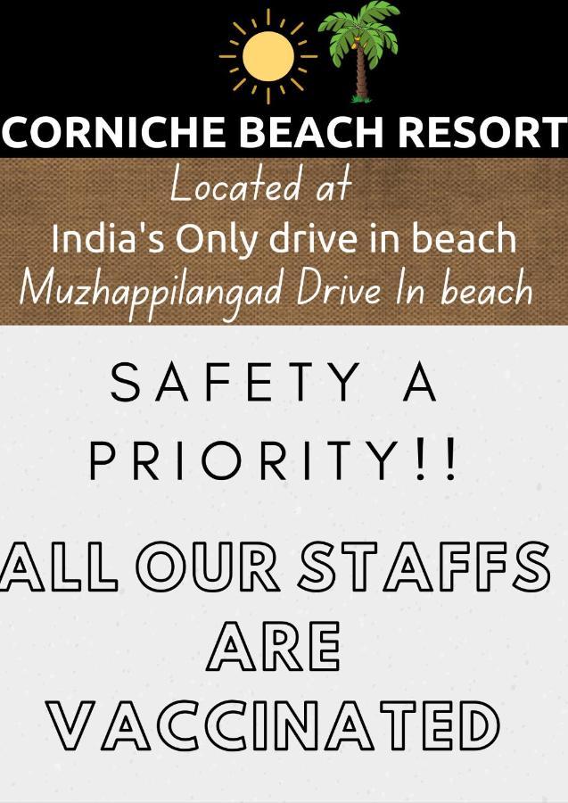 Corniche Beach Resort Mulappilangād Exterior foto